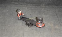 Cast Iron Amish Figurines On A Seesaw