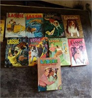 (9) Vintage Lassie Books