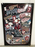 Redwings 70th anniversary plaque