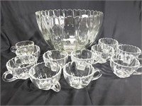 Punch bowl with cups