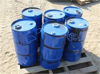 (6) 6-Gal Barrels w/Lids