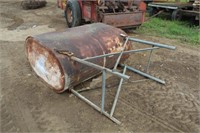 Fuel Oil Barrel On Stand, 27" x 45"