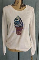 Ice Cream Sweatshirt Size Medium