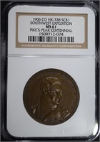 1906 CO HK-338 SO CALLED DOLLAR, NGC MS-61