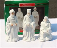 1994 White Porcelain 3 Wise Men in Box