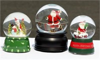 3 More Santa Music Box Snow Globes Tested