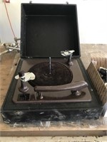Antique Record Player In Box