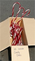 18 Outside Lighted Candy Canes Tested Working