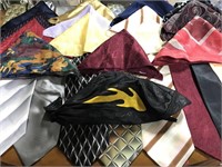 Assorted men’s ties & handkerchiefs