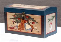 Hand Painted by Linda Christmas Treasures Box