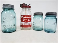 Vintage redimiz spray jar and ball jars