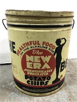 Large vintage New Era potato chip can