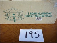 12 Room Alum Purple Martin House (see note)