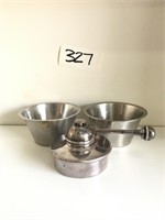 SET of Stainless Steel Cups Lamp Wick