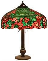 20 in. Handel Hollyhock Leaded Table Lamp