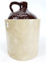 Kraftware faux stoneware jug ice bucket