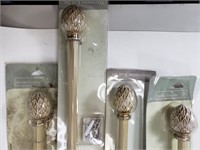 4 decorative rod sets