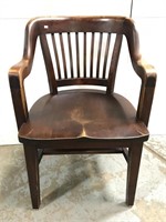 Vintage wood arm chair