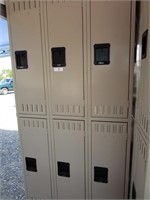 Block of 6 School Lockers