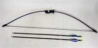 Bow with 2 practice arrows