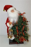Santa with battery powered tree; untested;