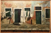 Leif Anderson "Venezia" Oil on Canvas