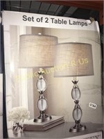 SET OF TWO TABLE LAMPS
