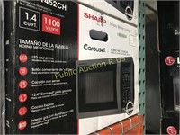 SHARP 1,4 CU FT MICROWAVE OVEN $169 RETAIL