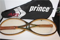 Prince graph wood tennis rackets