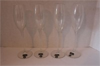 "Colony" champagne flutes