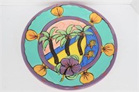 Decorative handmade plate