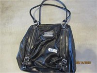 Rosetti Black Leather Like Handbag