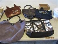 Lot of 5 Totes and Purses