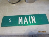 S Main Street Sign - good condition