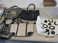 5 Large Handbags/Totes