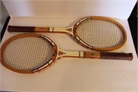 Wood tennis rackets