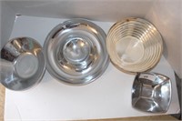 Misc lot of silver bowls and dishes