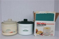 Rival little dipper electric stoneware servers