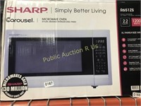 SHARP 2,2 CU FT MICROWAVE OVEN $199 RETAIL