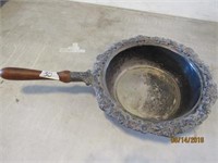 Solver Plated Pan with Wooden Handle