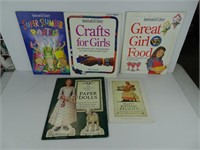 American Girls Books and Paper Dolls
