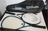 Wilson 6 head tennis rackets