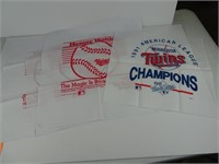 1991 Twins World Series Handkerchiefs