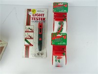Christmas Light Tester and Holiday Tape