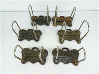 Antique Bill / Receipt Paper Holder Clips