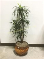 Artificial plant and decorative plant holder