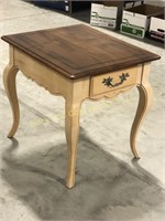 Solid and Attractive Wooden End Table