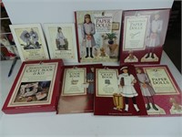 American Girls Books and Paper Dolls - One is