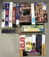 Variety  of VHS movies