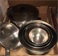 Pot/pan/mixing bowls